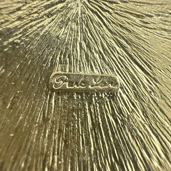 Vintage Park Lane Brooch Pendant Cabochon Multicolor Gripoix Style Medallion 2" - Picture 7 of 10